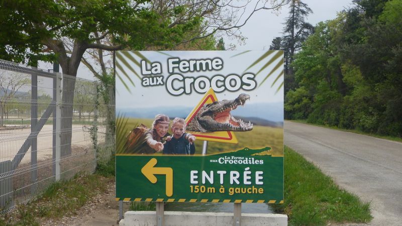 La ferme des crocodriles de Pierrelatte en 2013