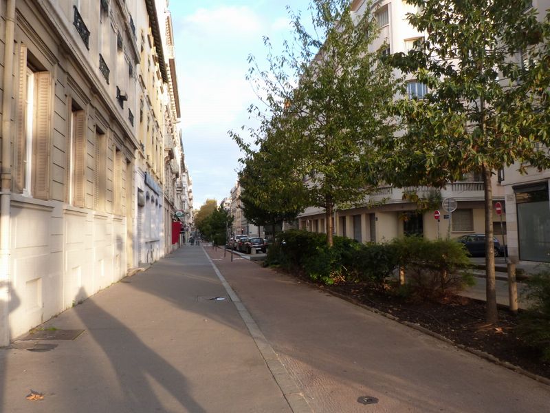 Piste cyclable, menant du Rhône à la part Dieu (rue de la Part Dieu)