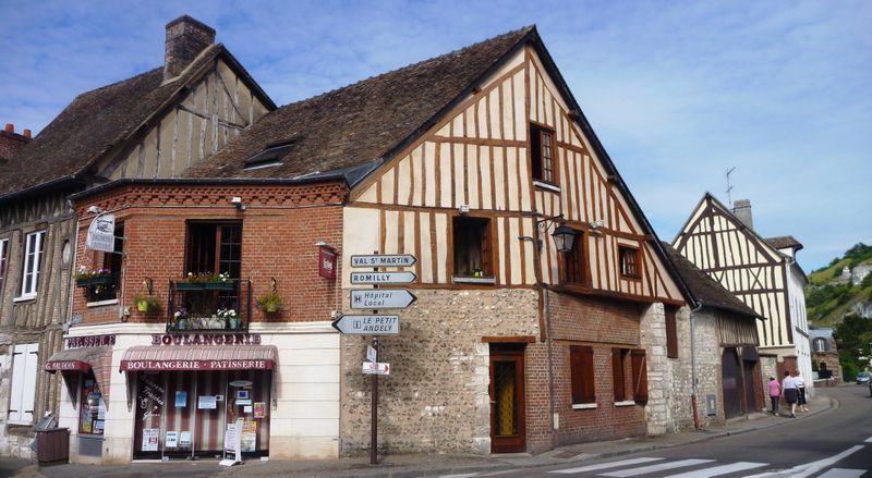 Maison à colombage du côté d'Andrésy, en val de Seine