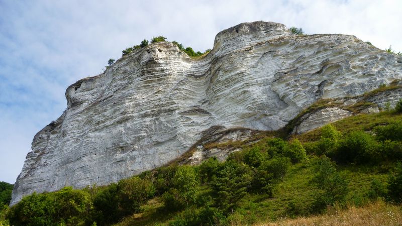 Falaises crayeuses du val de Seine