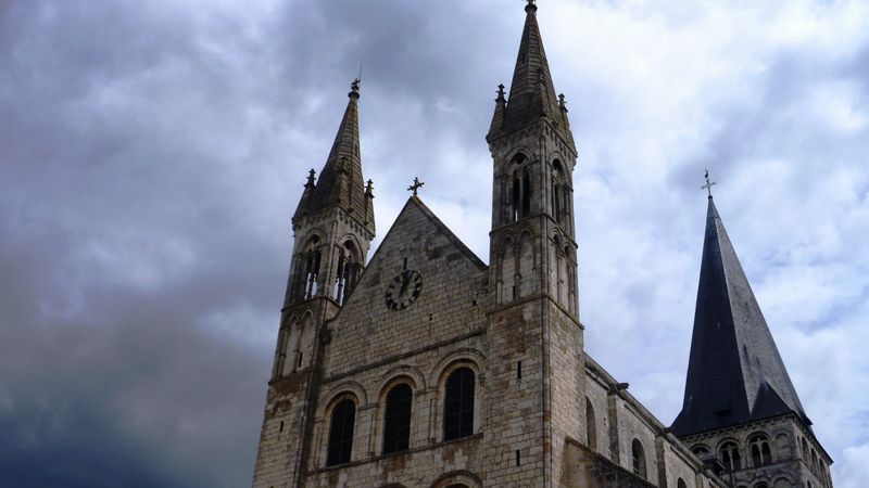 Abbatiale st georges de Boscherville en 2012e en 2013