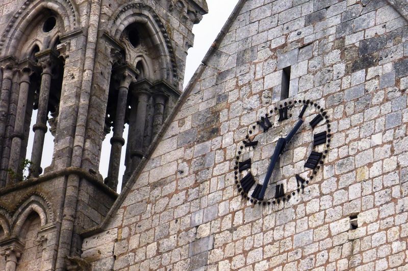 Détail abbatiale st Georges de Boscheville