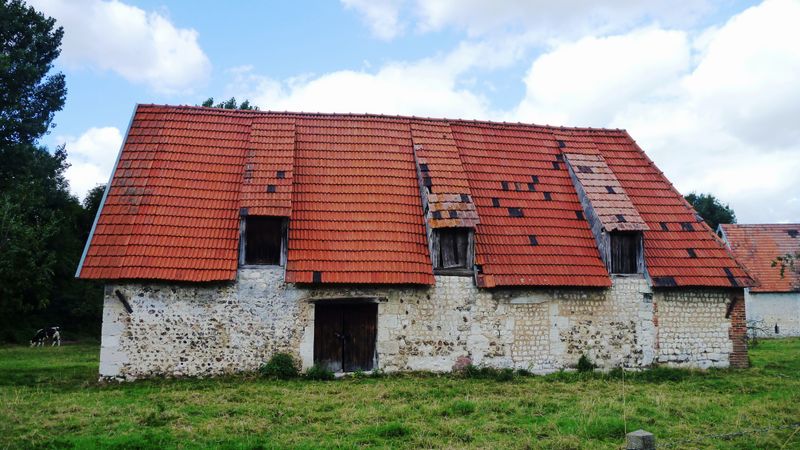Bâtisse typique normande vue en 2013