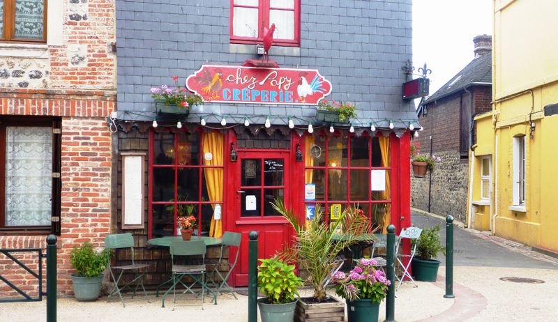 Créperie normande en 2013 à Honfleur