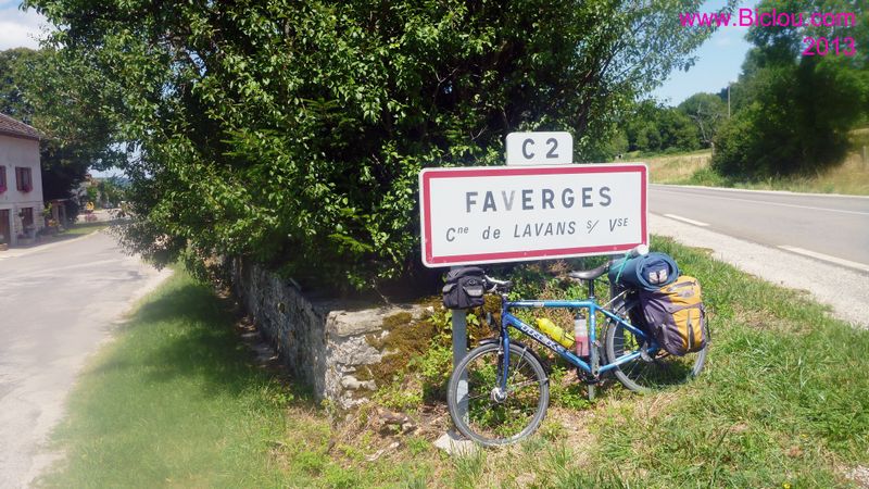 Faverges en Lavans en 2013