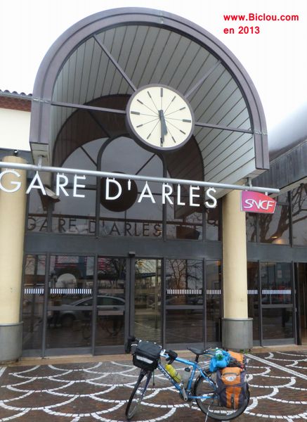 Fanette en gare de d'arles en 2013