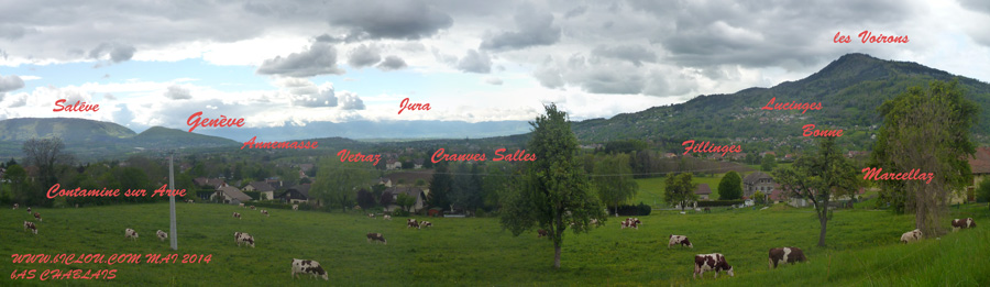 panorama du bas chablais 2014