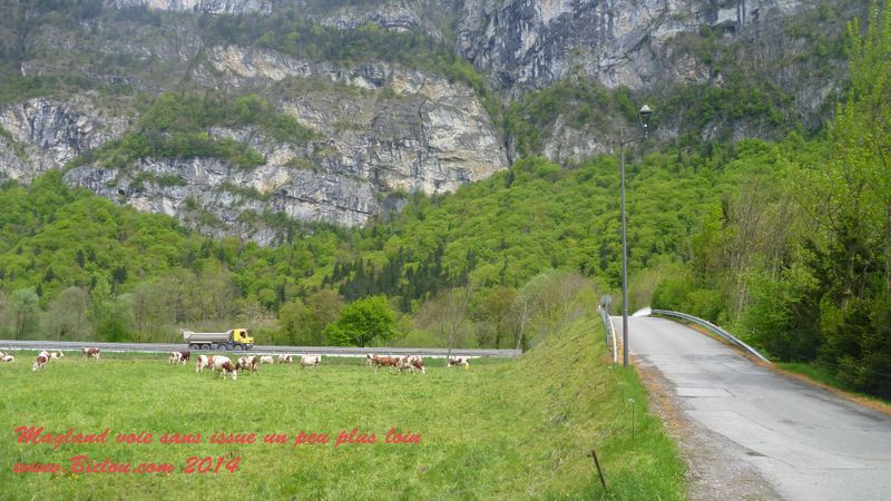 Futur passage piste cyclable Magland 2014