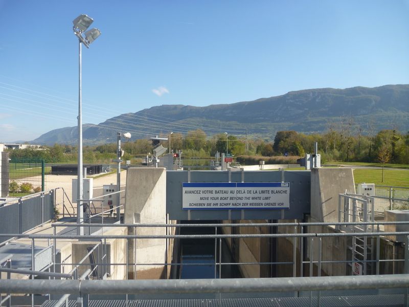 Détail écluse de Chautagne 2014