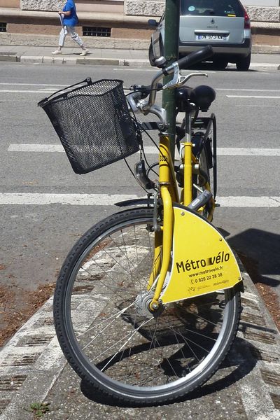 Les vélos de la Métro de Grenoble en 2015