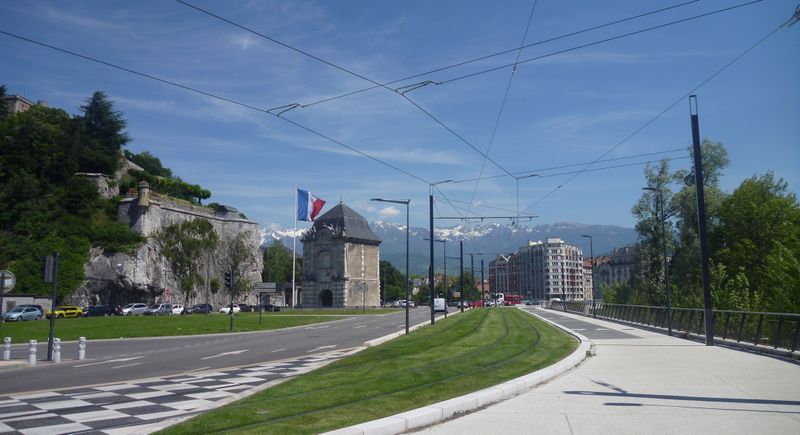 Grenoble en 2015 : Trams et vélos