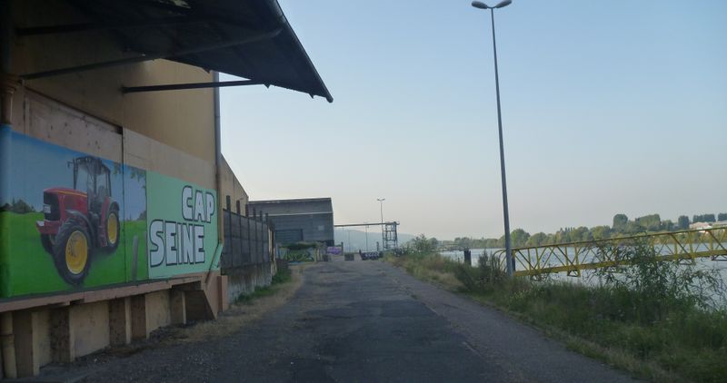sortie de Rouen seine amont
