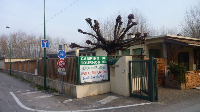 Camping de Tournon ouvert toute l'année, vu en 2014