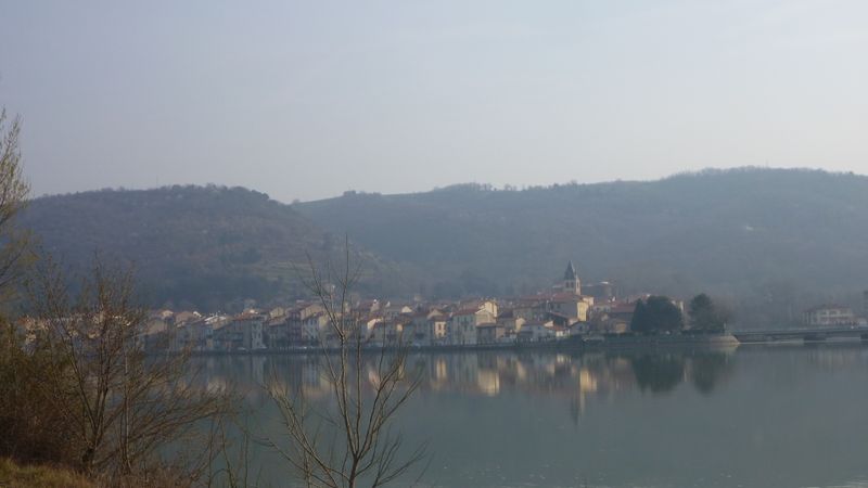Saint Vallier en Drôme vu en 2014