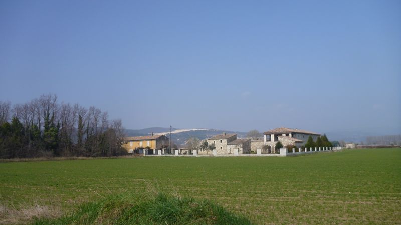 Ferme ascienda drômoise vue de viarhôna