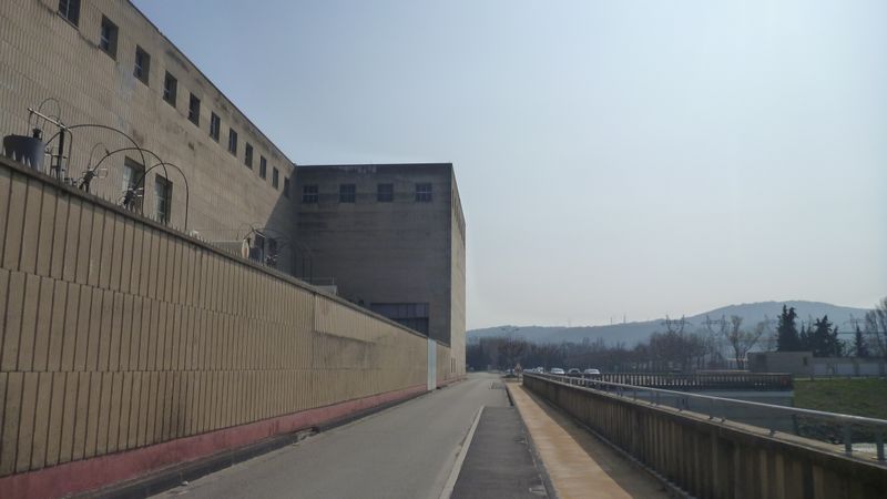 Aménagement cyclable sur le barrage centrale henri poincaré