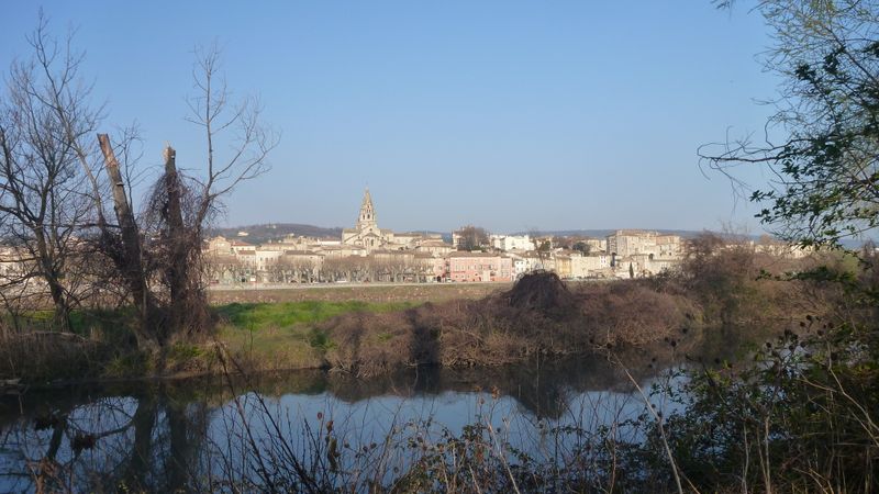 Le fleuve Rhône à Bourg san Andéol 2014