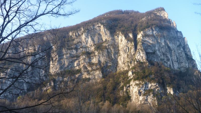 Le fameux Bec de l'échaillon qui marque un virage sur l'isère