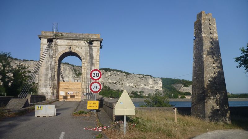 Pont du Robinet fermé en 2014