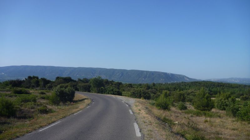 Vue sur la montagne du Lubéron