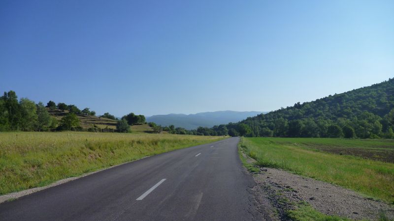 En route vers la montagne de Lure en juin 2014