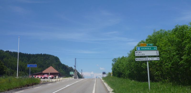Passage du col de Lus la croix Haute en 2014