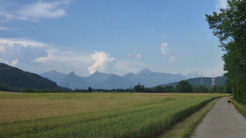 Approche de Grenoble par la vallée du Drac