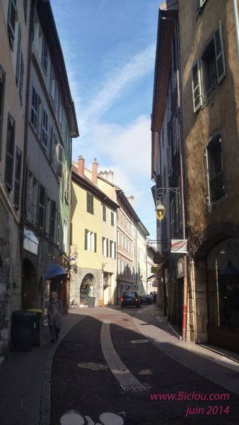 Annecy 2014 : Rue Jean Jacques Rousseau