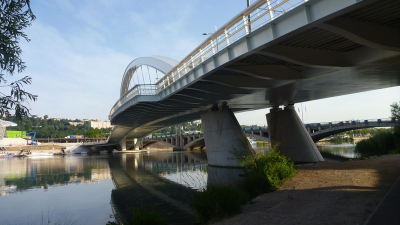 Le pont Raymond Barre de Lyon, en 2014
