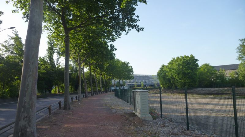 Ancienne piste cyclable Lyon st Fons en 2014