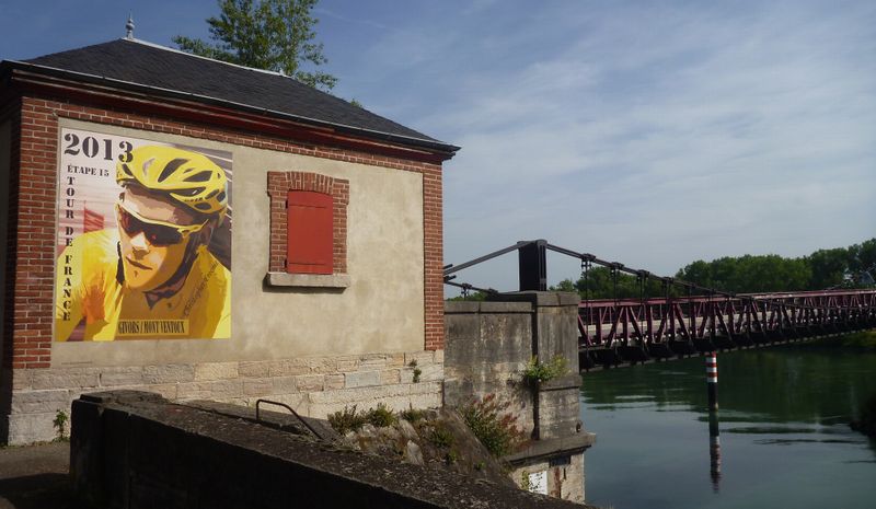 Givors 2014 : pont sur le Rhône entre Givors et chasse sur Rhône