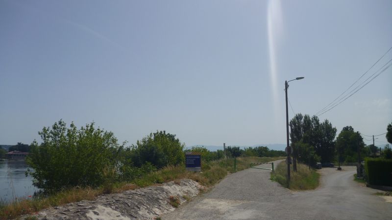 Viarhona en construction entre Tournon et Glun