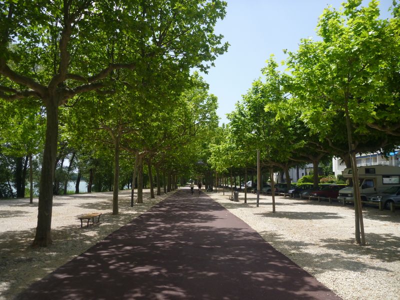 Viarhôna à Guilherand-Granges : face à Valence