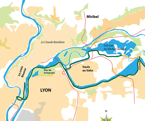 approche de Lyon vélo 2014