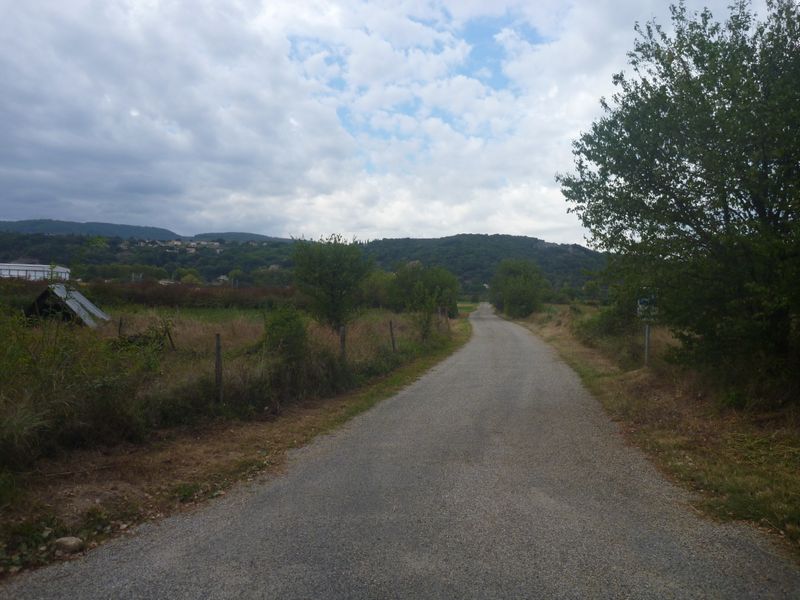 Sur Viarhôna en 2014 entre Soyons et Soyons