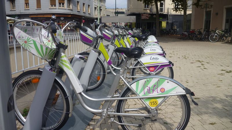 Vélolib dits Libélo de Valence en 2014