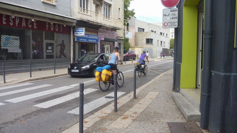 Québécoises en goguette sur Viarhona à Valence en 2014