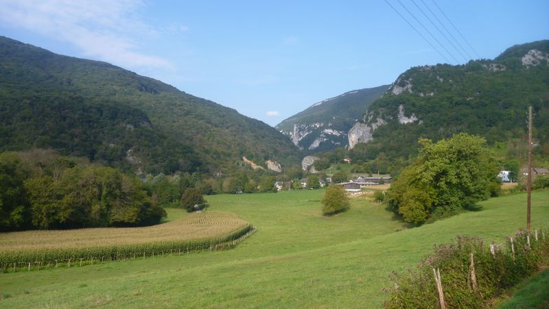 Le défilé du fier dans l'albanais