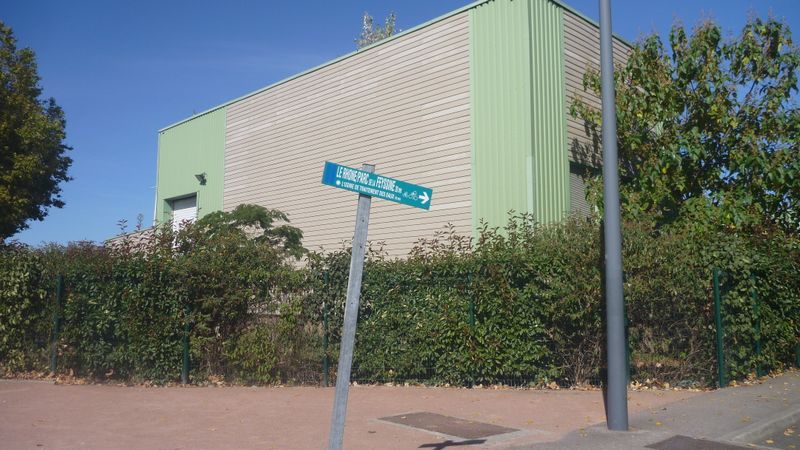 Balisage mal placé au pied le la croix Luizet 2014