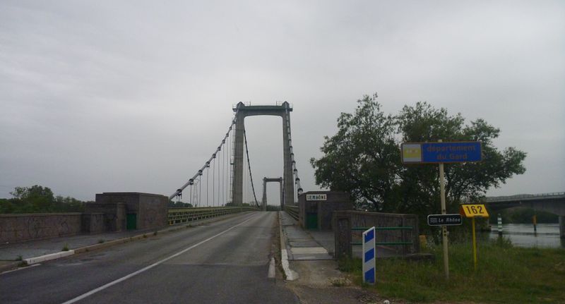 Pont sur le Rhône entre Caderousse et Roquemaure : 15 ans que claudio crie .. dans le désert