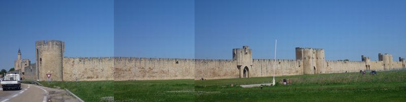 Remparts d'Aigues mortes en 2015