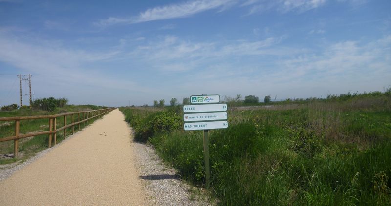 Sur ViaRhôna : en route vers Arles en 2015