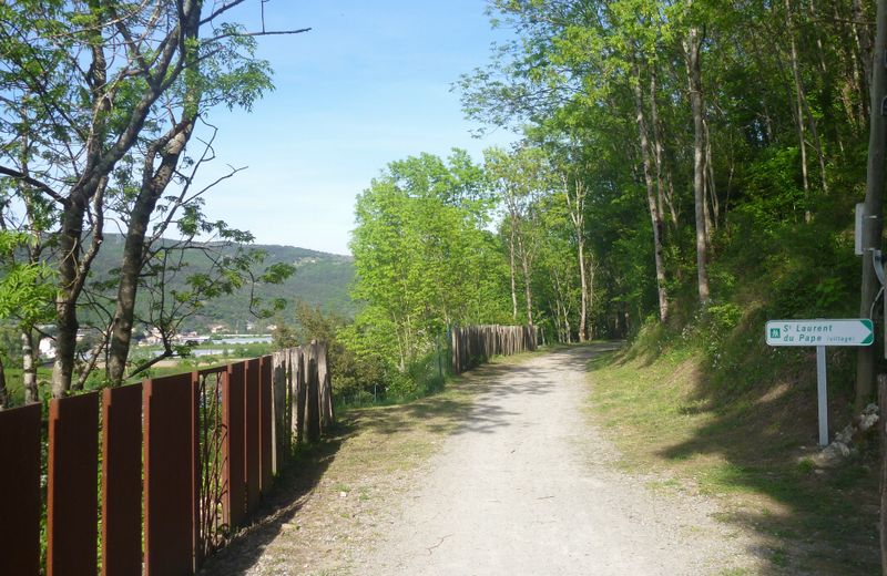 Voie verte de la vallée de l'Eyrieux : Saint Laurent du Pape