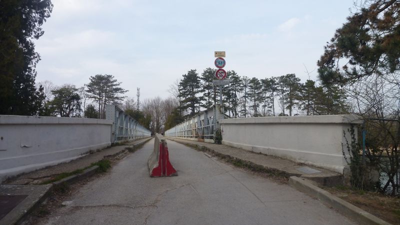 Toujours pas de ViaRhôna au Pont d'Herbens en 2015 !
