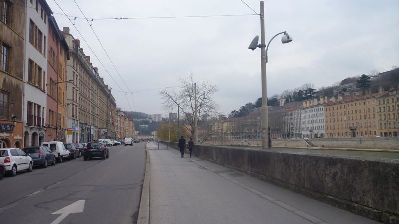 Retour à Lyon, quais de Saône