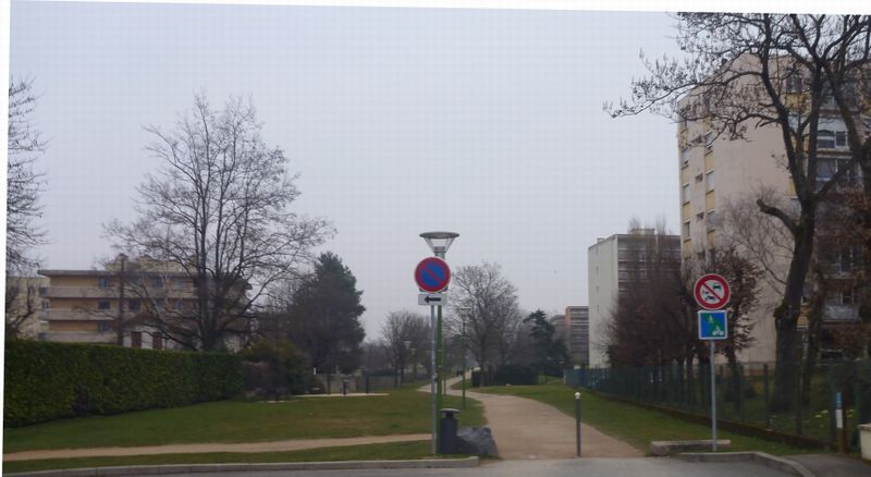 Début voie dite verte de Caluire à Sathonay et la Dombes