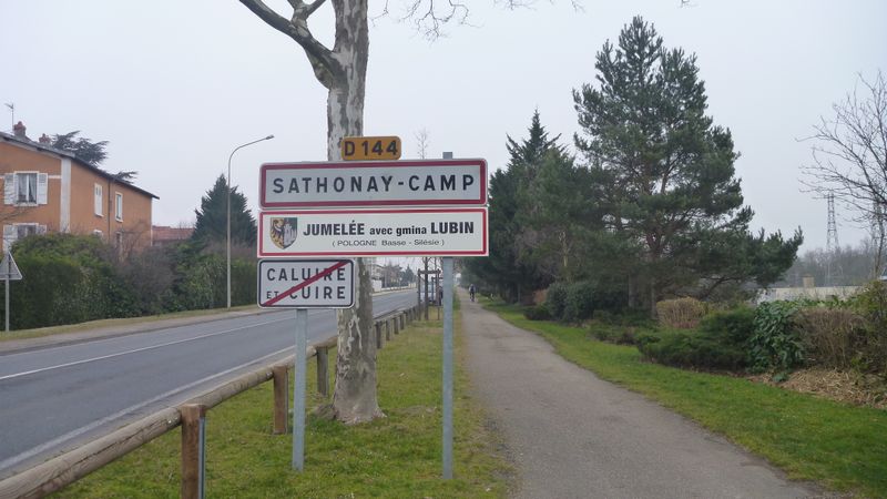 Sathonay-Camp fin voie dite verte