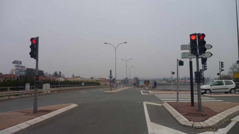 Fin de la voie verte en route vers la gare de Sathonay camp