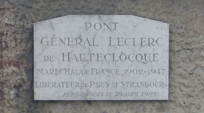 Pont Général Leclerc à Fontaines sur Saône en 2015
