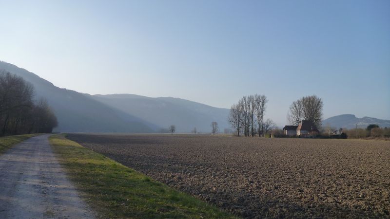Option rive droite de ViaRhôna entre Belley Brens et Murs et Gélignieux